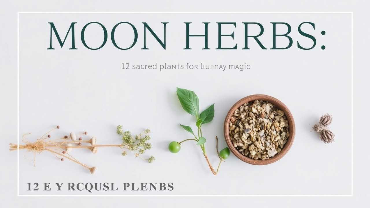 Moon herbs 12 sacred plants for lunar magic