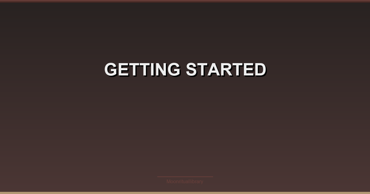 Getting Started