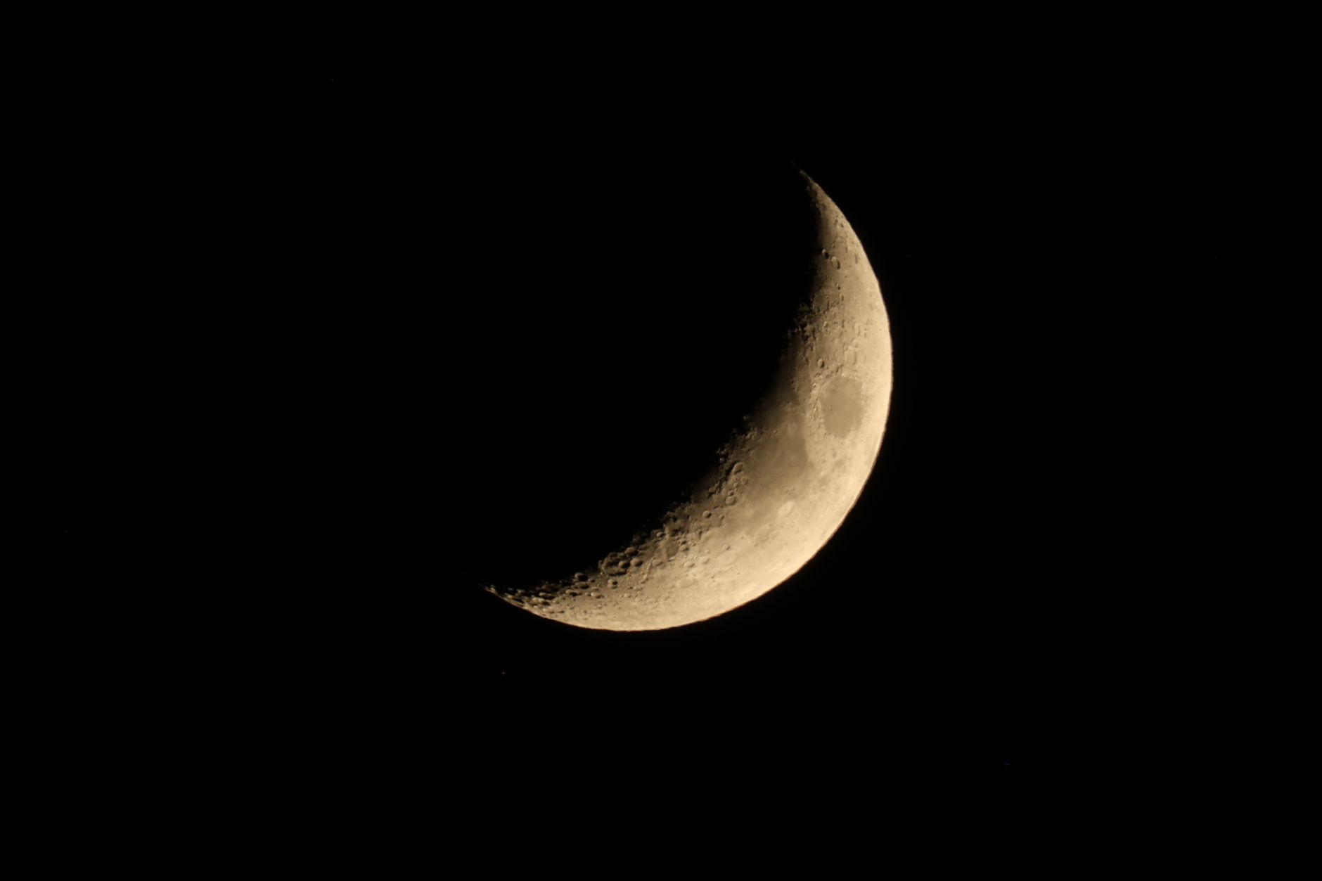 A calm, atmospheric scene evoking waning crescent banishing ritual final lunar phase.