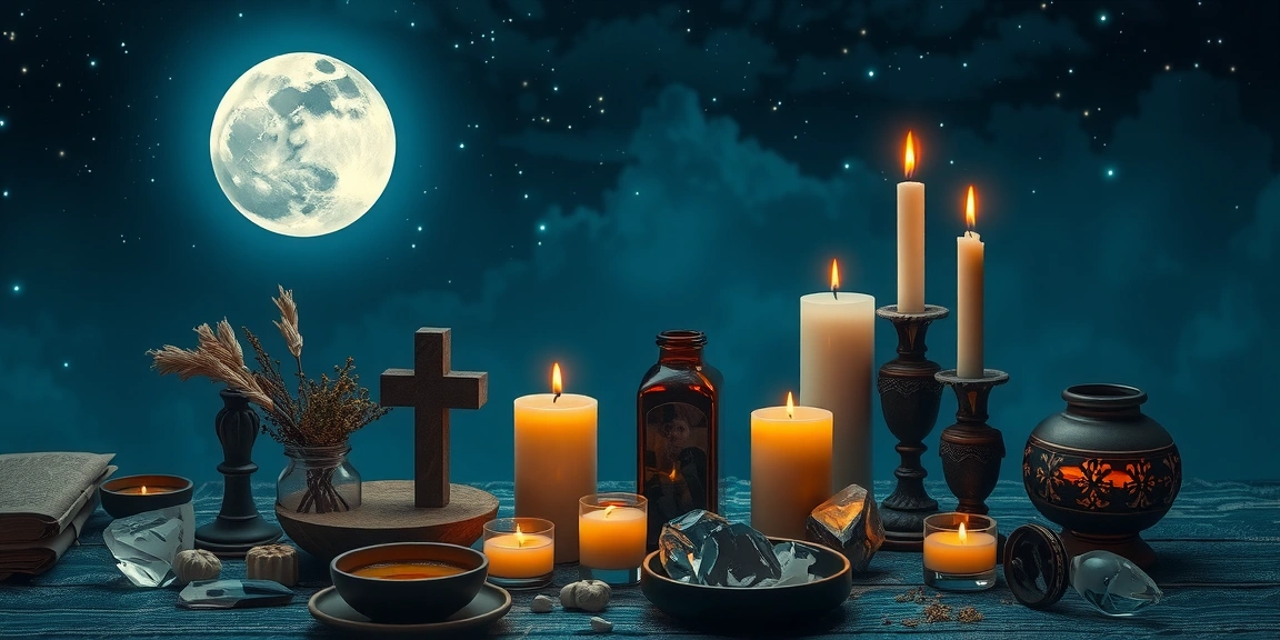 Illustration for Moon Phase Correspondences: Your Complete Guide to Lunar Alignment & Spiritual Practice