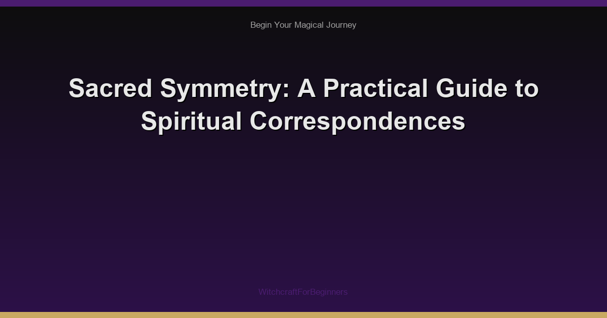 Sacred Symmetry: A Practical Guide to Spiritual Correspondences