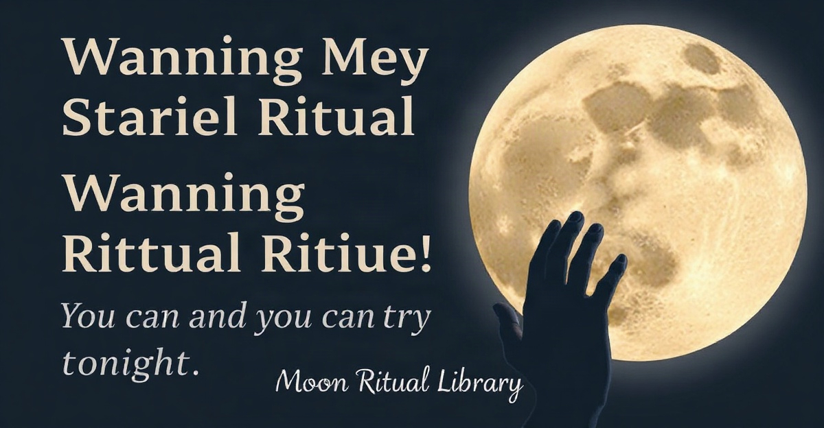 Waning Moon Ritual Ideas Rituals and Spells You Can Try Tonight (2026)
